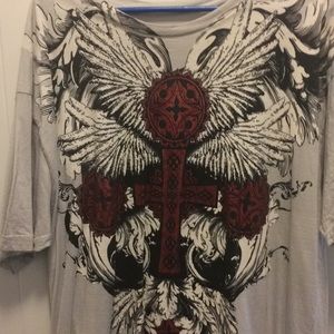 Carbon black XXL graphic short sleeved t shirt